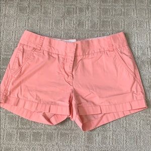 Coral JCrew factory chino short